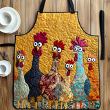 Funky Chicken | Quilted Apron