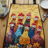 Funky Chicken | Quilted Apron