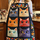 Playful Cat | Quilted Apron