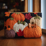 Rustic Pumpkin Charm | Quilted Purse