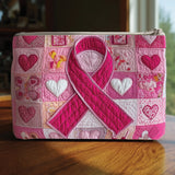 Breast Cancer Ribbon | Quilted Purse