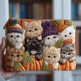 Purrfectly Autumn | Quilted Purse