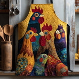 Funky Chicken | Quilted Apron
