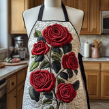 Charming Rose | Quilted Apron