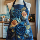 Charming Rose | Quilted Apron