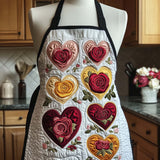 Charming Rose | Quilted Apron
