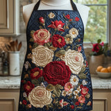 Charming Rose | Quilted Apron