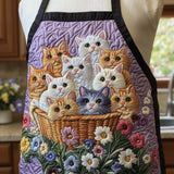 Catitude | Quilted Apron