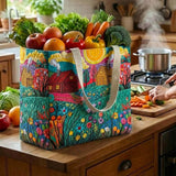 Golden Pastures | Quilted Shopping Bag