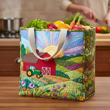 Golden Pastures | Quilted Shopping Bag
