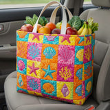 Shoreline Gems | Quilted Shopping Bag