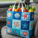 Shoreline Gems | Quilted Shopping Bag