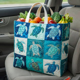 Ocean Serenity | Quilted Shopping Bag
