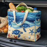 Ocean Serenity | Quilted Shopping Bag