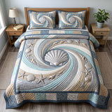 Coastal Whisper | 3-Piece Handcrafted Bedding Set
