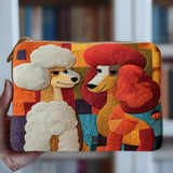 Poodle Couple | Quilted Purse