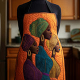 Golden Queens | Quilted Apron