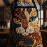 Graceful Feline | Quilted Apron