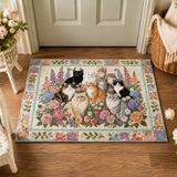 Garden Cat Gathering | Doormat