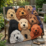 Doodle Dog | Quilted Blanket