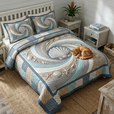 Coastal Whisper | 3-Piece Handcrafted Bedding Set