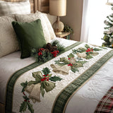 Golden Jingle | Quilted Bed Runner