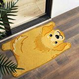 Happy Golden Retriever | Shaped Doormat