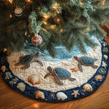 Island Turtle | Quilted Christmas Tree Skirt