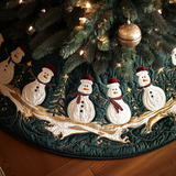 Jingle Frost | Quilted Christmas Tree Skirt