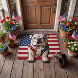 Liberty's Loyal Bulldog | Shaped Doormat