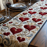 Heart Cascade | Quilted Table Runner