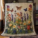 Butterfly Dance | Quilted Blanket