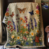 Butterfly Dance | Quilted Blanket