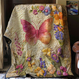 Butterfly Mirage | Quilted Blanket