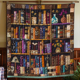 Book Lovers | Quilted Blanket