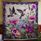 Hummingbirds | Quilted Blanket