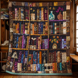 Book Lovers | Quilted Blanket