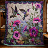 Hummingbirds | Quilted Blanket