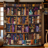 Book Lovers | Quilted Blanket