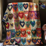 Hearts | Quilted Blanket