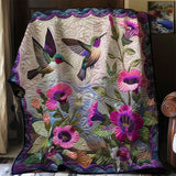 Hummingbirds | Quilted Blanket