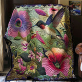Hummingbirds | Quilted Blanket