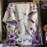 Hummingbirds | Quilted Blanket