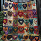 Hearts | Quilted Blanket