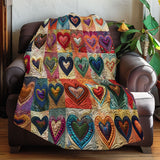 Hearts | Quilted Blanket