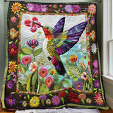 Hummingbirds | Quilted Blanket