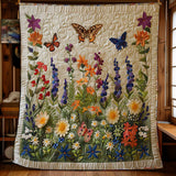 Butterfly Dance | Quilted Blanket