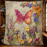 Butterfly Mirage | Quilted Blanket