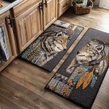 Moon Wolf Echo | Kitchen Rug