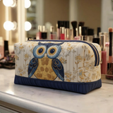Mystic Feathers | Quilted Makeup Bag